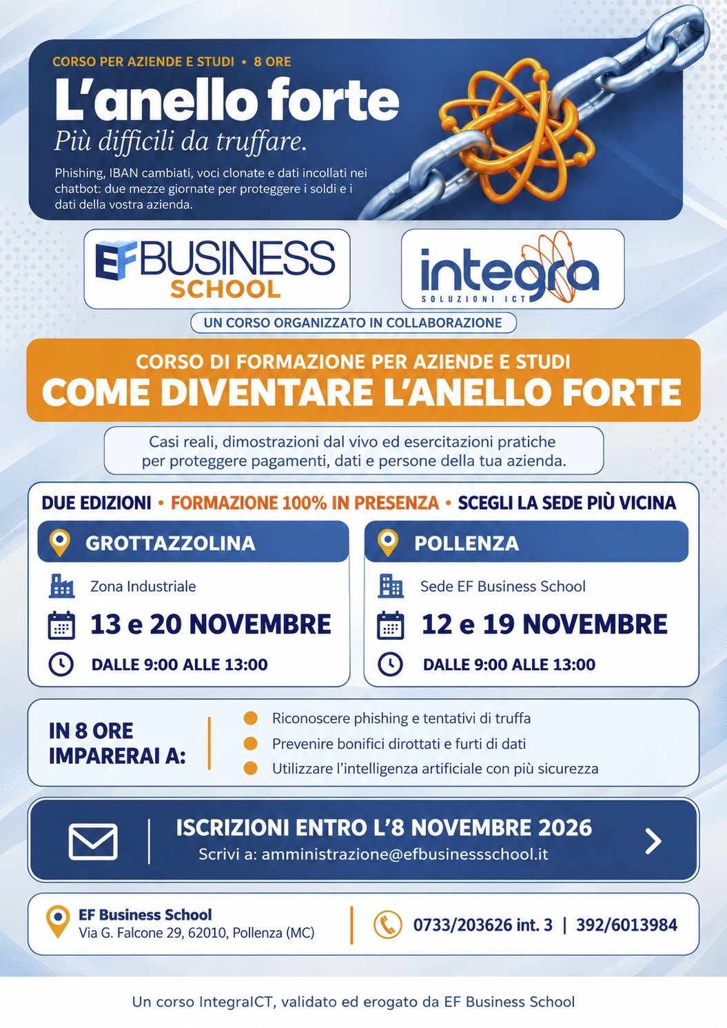 L’Anello Forte | Corso in presenza sulla sicurezza informatica ...